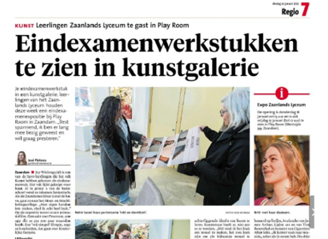 In de krant